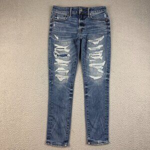 American Eagle Jeans Mens 31x30 Blue Slim Skinny Shred Next Level AirFlex Modern